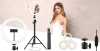 26 cm LED-Ringlicht mit 210 cm Stativ | Make-up-, Streaming- und Aufnahmeset mit Telefonhalterung |