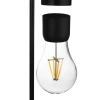Schwebende magnetische Lampe | LED-Lampe mit induktivem Ladegerät | Nachtlicht | HX-S007S1-SCHWARZ