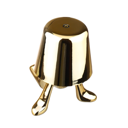 Nachtlicht mit eingebautem Akku | HJA23-C-GOLD| Moderne Tischlampe mit Touch-Bedienung