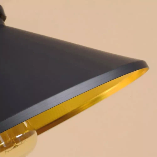 Retro-Stil | Loft | Deckenleuchte Goldlampe