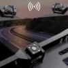 Kennzeichenrahmen mit Rückfahrkamera und Parksensoren – 3in1 | Rückfahrkamerarahmen mit Sensoren – Weitwinkel, LED, wasserdicht IP67