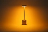 LED-Tischleuchte | moderne Nachttischleuchte mit integriertem Akku | gold | HJA21-GOLD