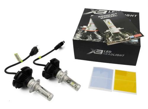 LED Scheinwerferlampen H7 X3 ZES 50W 12000 lm | 2 Stück