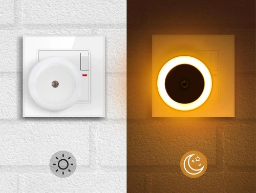 LED-Nachtlicht mit Dämmerungssensor | Steckdosen-Nachtlicht mit warmweißem Licht | JL-510