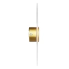 Runde Wandleuchte ⌀25 cm | Moderne Wandleuchte mit geriffeltem Schirm | WLB-D250