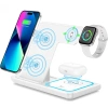Faltbare kabellose Ladestation | Dockingstation für iPhone, Apple Watch und AirPods | MD-DK15-15W-W