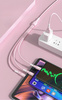 USB-Kabel mit drei Ladeanschlüssen | B2-3in1-pink