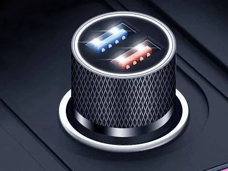 KFZ-Ladegerät | kompatibel mit Dash Charge und VOOC 4.0 und 3.0 | WC7W-Schwarz
