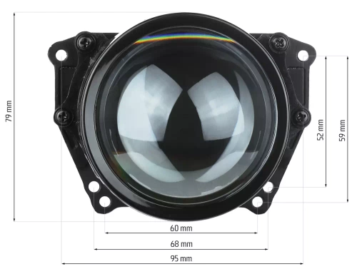 Bi-LED-Linsenset 3,0" | 6000K 65W 16000lm
