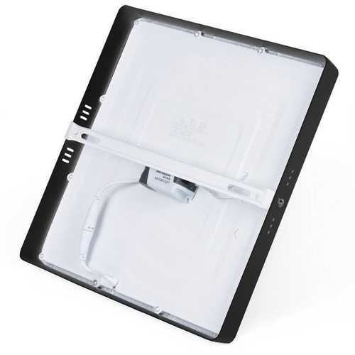 Quadrat | Schwarze LED-Deckenleuchte 24W | Nicht flimmerndes CCD-Oberflächenpanel | SY-SS124-B