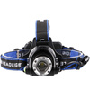 LED Stirnlampe XML-T6 CREE | Zoom-Funktion | 2x 18650 3.7V, 1500lm | T6