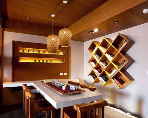 Pendelleuchte aus handgefertigtem Bambus | BOHO-Stil | Chinesischer Kronleuchter