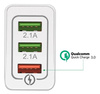 Schnellladegerät mit 3 USB-Anschlüssen | Quick Charge 3.0 | CA-001
