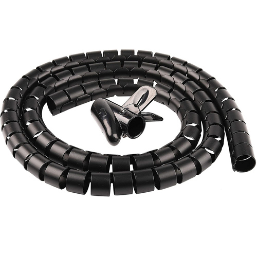 Kabelkanal, Kabel- und Leitungsorganizer | 2,6 m | schwarz | CRG-002-2.6M