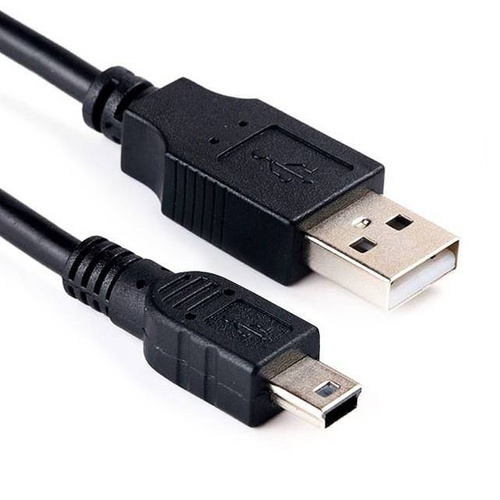 USB-Kabel zur Stromversorgung von Geräten und Datentransfer | UM-5P-1M-Schwarz