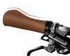 Ergonomische 22,2 mm Fahrradgriffe | Rutschfeste, stoßdämpfende und komfortable Lenkergriffe | FD187-BR
