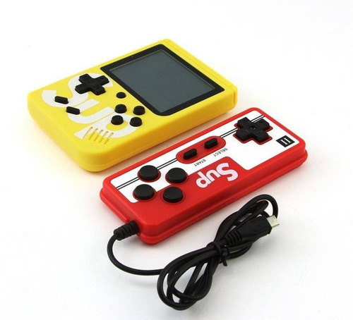Mini tragbare Retro-Spielekonsole mit Controller | 400 Spiele 3.0 | RS400-Double