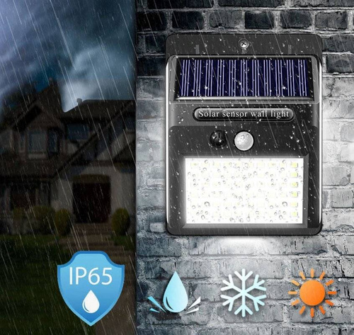 Solarleuchte mit LED und Bewegungs- und Dämmerungssensor | 30 LED-Lampen | SSL-30LED