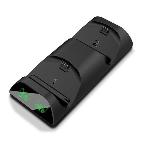 Ladegerät für PS4 / Slim / Pro Controller | LED-Display | HB-P03