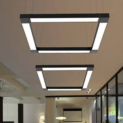 Modern Lineare LED Hängelampe 20W, Aluminium Pendelleuchte | Höhenverstellbar | 120 x 7 cm