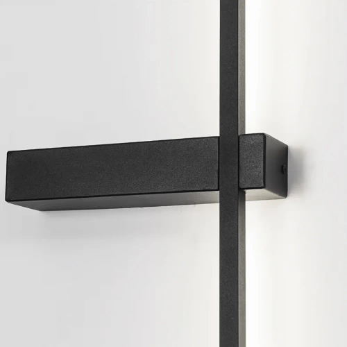 Moderne Wandleuchte 60cm 10W | Schwarze Wandlampe | LED-Lampe mit einer Farbtemperatur von 4000K | YG-W003