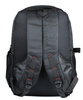 Universaler, robuster Rucksack mit Laptopfach | 30l, 3 Fächer, ballistisches Nylon 1680D | schwarz | BR11