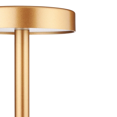 34 cm Tischlampe mit eingebautem Akku | Nachtlicht mit drei Leuchtfarben | Stimmungsvolle Lampe für Hotel, Restaurant | HJA28-ROSEGOLD-2