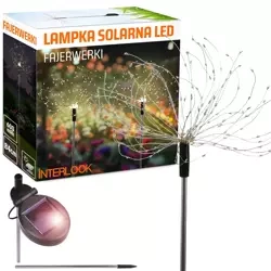 LED-Gartenleuchte Solar Feuerwerk | 84 cm, 600 mAh, 200 LEDs | LFW-B200-Warm