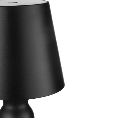 Kabellose Nachtlampe mit eingebautem Akku | Stilvolle Tischlampe mit einstellbarer Farbe und Lichtintensität | YG-D021-SCHWARZ