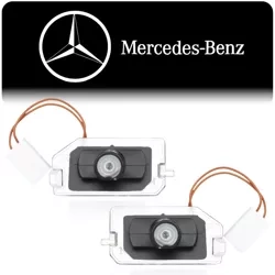 LED-Türprojektor für Außenspiegelmontage | Hologram Mercedes W205, W213, W222, CLS | Willkommenslogo | ML-BM2