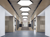 Deckenpendelleuchte LED 100W | Vollsechseck | Aluminium | Blendfreie CCD | Φ100x6 | LPL-003