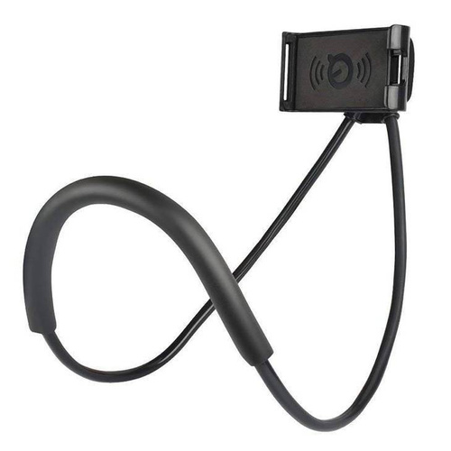 Universaler Ständer | Halterung für Hals / Selfie-Stick für Telefon | N005-Schwarz