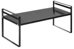 Badezimmerregal für Kosmetik | Metallständer für Küche, Gewürzregal, freistehendes Regal, 50 cm | MSK-L50CM-B