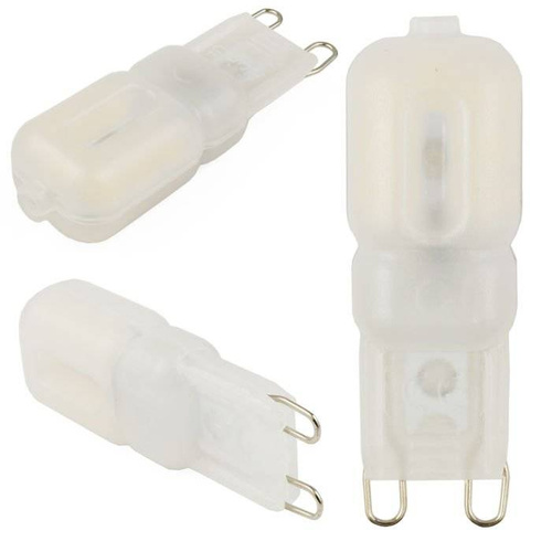G9 LED Lampe | 3W LED Leuchtmittel Birne Ersatz 30W Halogenlampe | 370 Lumen