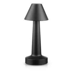 Kabellose Tischlampe | Berührungsempfindliche Nachtlichtlampe mit einstellbarer Lichtfarbe | USB-Lampe | HJA12-SCHWARZ