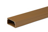 Kabelkanal zur Kabelabdeckung mit 3M-Selbstklebeband | 2 Meter, 40x20 mm | braun | ZXC-20-2M
