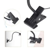 Schreibtischklemmlampe | Flexible Leselampe | Nachtlicht mit Farbwechseloption | USB-LED-Lampe | FH-08-5W-BK