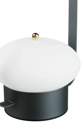 Moderne LED-Tischlampe | Touch-Lampe mit eingebautem Akku | JX22-GREY