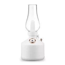 Luftbefeuchter LED | Ultraschall-Luftbefeuchter mit Nachtlichtfunktion | LA-0621-WHITE