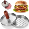 Burgerpresse | Fleischformer für Grillfleisch | HM-S117-SILVER
