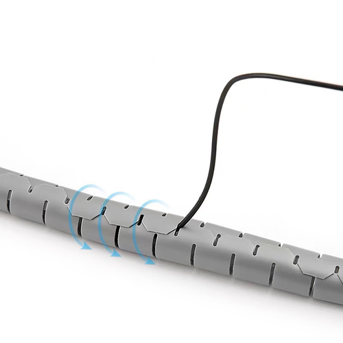Kabel- und Draht-Organizer | Grau | CRG-002-2.6M