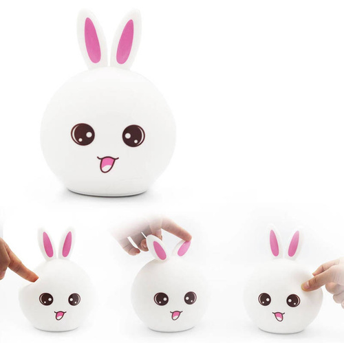Silikon-Nachtlicht Hase LED RGB 3W | NL-07