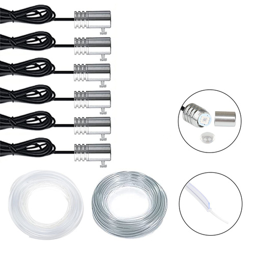 12V Auto LED Innenbeleuchtung, 8M LED 5050 RGB Ambientebeleuchtung Atmosphäre Neon Lichtleiste Light, wasserdichte LED Licht Strip Streifen mit APP | 4 in 1 6 in 1