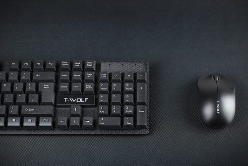 Kabelloses Büroset Tastatur und Maus 2,4 GHz | TF100