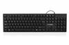 Flache kabelgebundene Tastatur mit Ziffernblock, flache Tasten, für das Büro, leise | T15