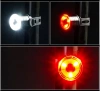 Kompakte LED Fahrradbeleuchtung vorne + hinten | LED-Fahrradlicht-Set, 3 Modi | BK-L319