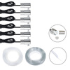 12V Auto LED Innenbeleuchtung, 8M LED 5050 RGB Ambientebeleuchtung Atmosphäre Neon Lichtleiste Light, wasserdichte LED Licht Strip Streifen mit APP | 4 in 1 6 in 1