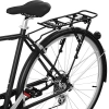 Fahrrad-Gepäckträger hinten mit Federklappe | Aluminium, verstellbar, bis 27 kg Tragkraft | BIK-ZJ667