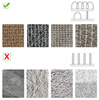 Klettband, Organizer, Kabelabdeckung und Teppich- und Bodenbelagverkleidung | 1 Meter | WCT-10-1M
