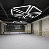 Deckenleuchte Pendelleuchte LED 50W | dreieckig | Aluminium | flimmerfrei | Φ80x6 | LPL-006